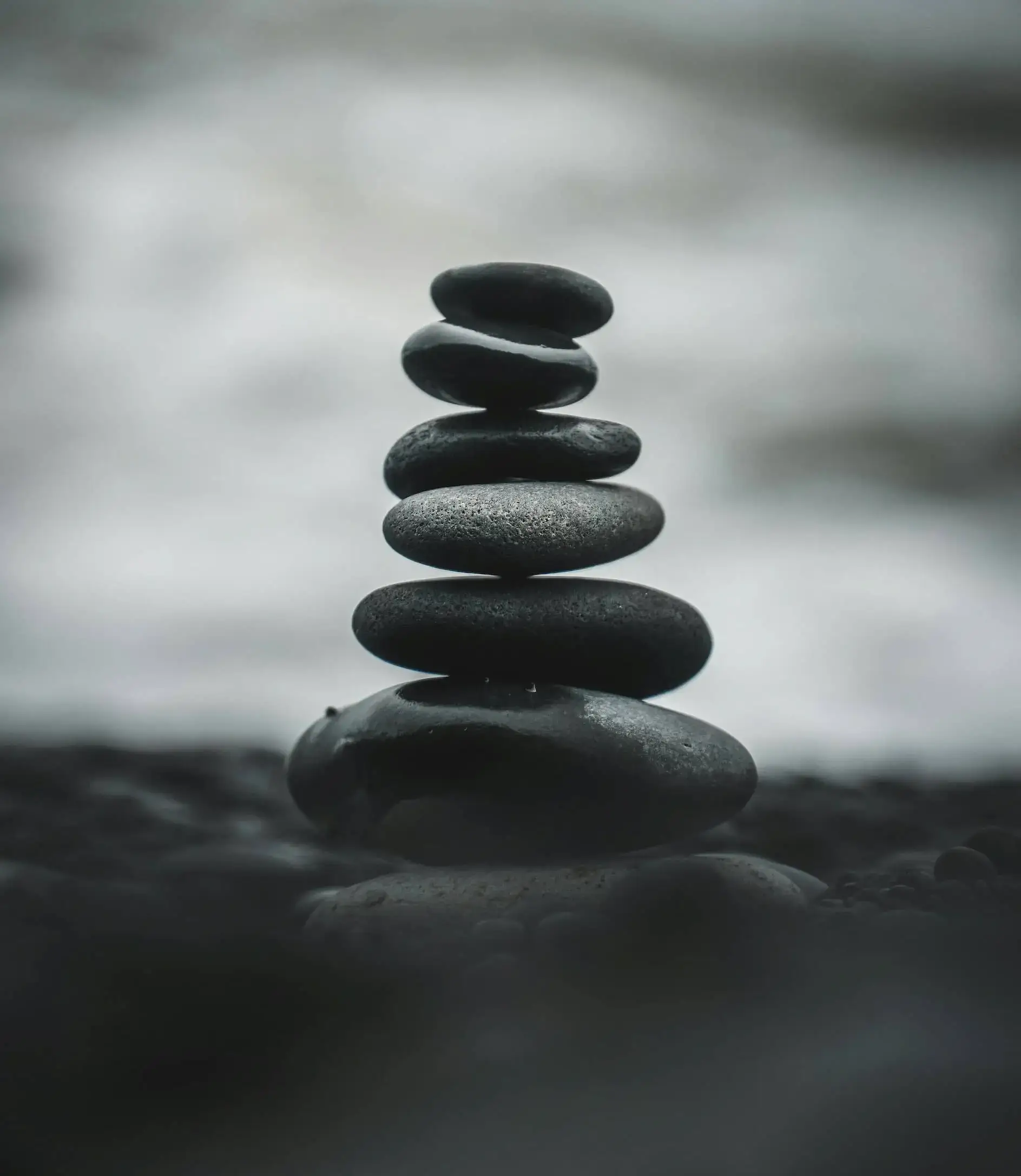 Billede af sten som symboliserer stabilitet